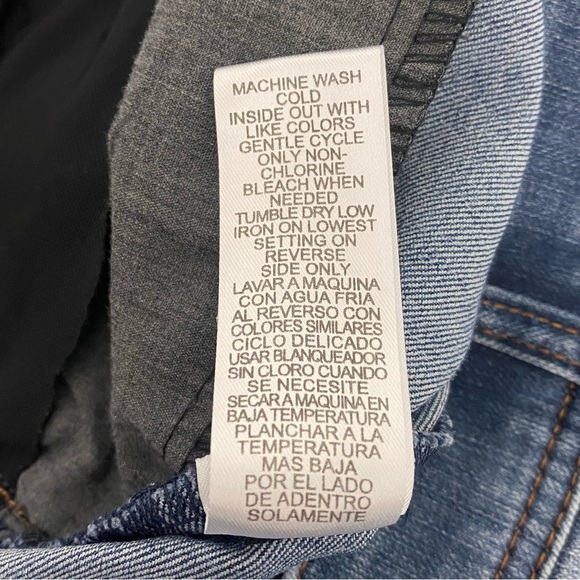 Democracy Womens Ab Technology Jeans Size 4 Medium Wash Skinny Mid Rise - Picture 8 of 8